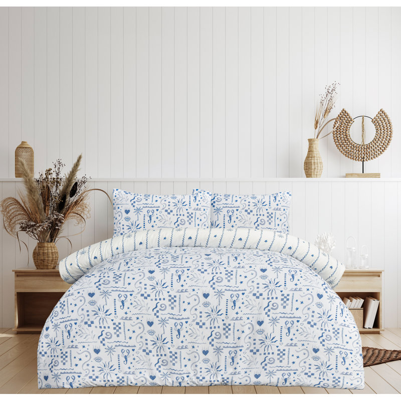 Annael Microfiber Patchwork Duvet Cover Set with Pillowcases Included, Single Duvet Cover + 1 Standard Pillowcase