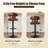 Swivel PU Leather Adjustable Height Bar Stool-17264054