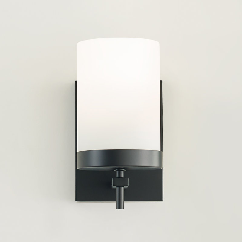 Zire 1 - Light Armed Sconce, No, Midnight Black