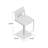 Aghan Swivel Upholstered Adjustable Height Counter Stool with Metal Frame-16216172
