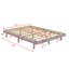 Base de lit plateforme flottante de conception moderne-1152405087