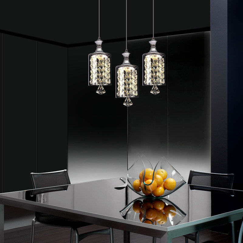 Plafonnier moderne en cristal
