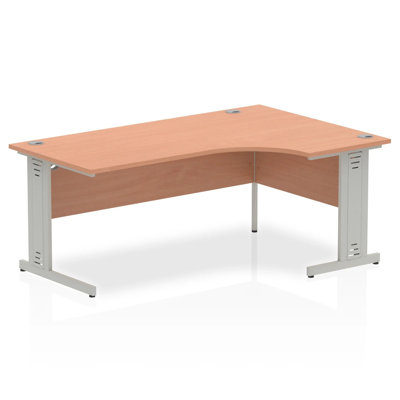 Impulse L-Shaped Steel Computer Desk