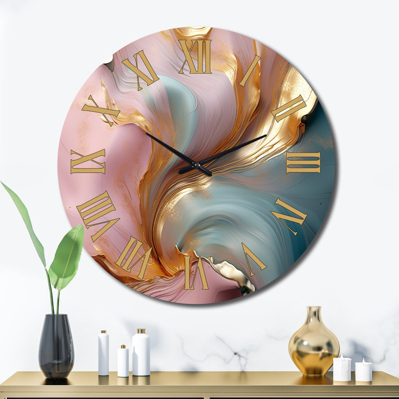 Horloge murale Exquise Wave Harmony, Très grand