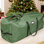 Sac de rangement pour arbre de Noël robuste pour arbres artificiels de 9 pi, boîte d'arbre de Noël imperméable avec roulettes et fermeture à glissière, grand contenant de rangement pour décoration des Fêtes