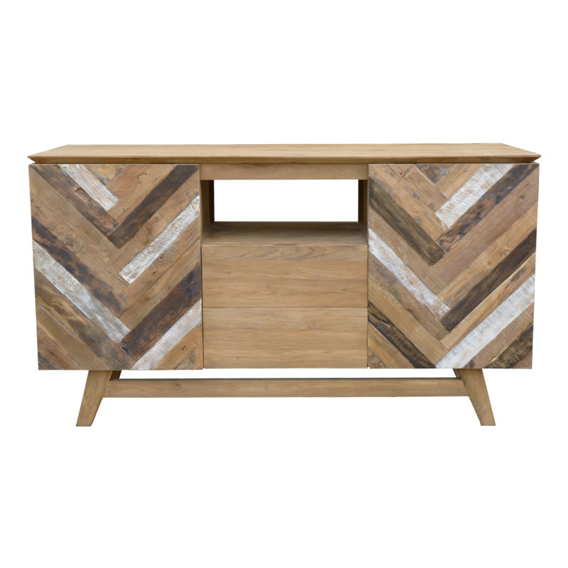 Anguiano Solid Wood TV Stand