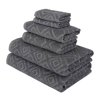 Diamond Collection 100% Turkish Cotton Set of 2 Kitchen Towels