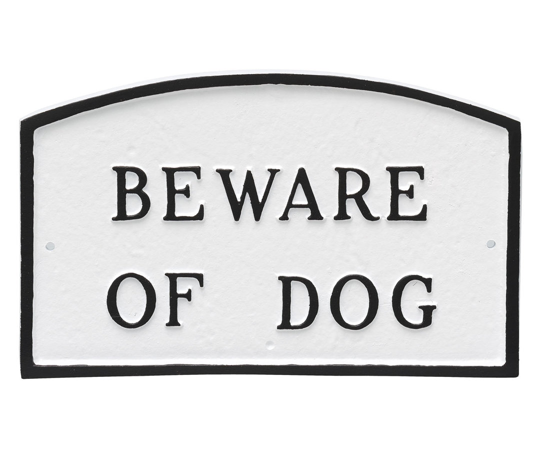 Weather Resistant Metal Garden Plaque Red Barrel Studio® 