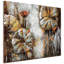 "Water Lilly Pads I" Iron Hand Painted 3D Wall Art