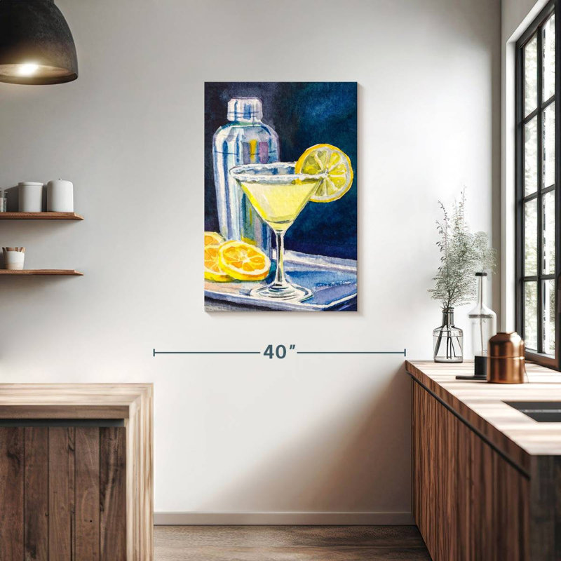 Yarlin Lemon Martini, 36" H x 24" W