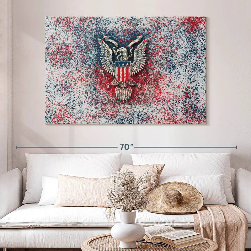 Lelar American Eagle Insignia, 34" H x 51" W