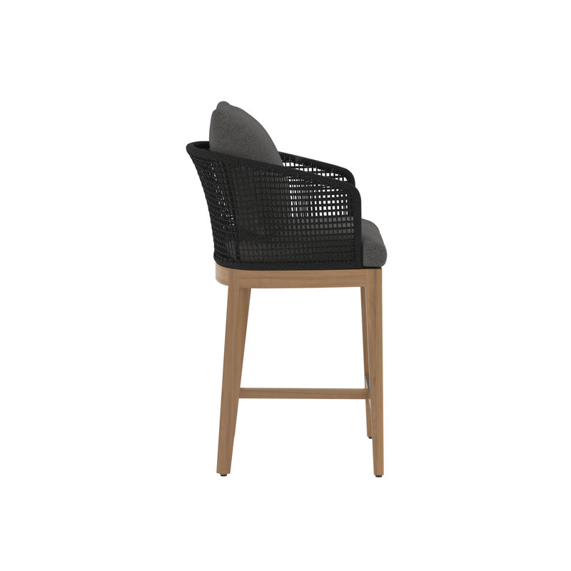 Capri Outdoor Teak Bar Stool