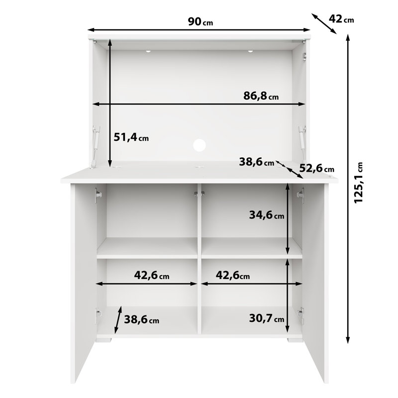 Tarcia Storage Cabinet, Beige
