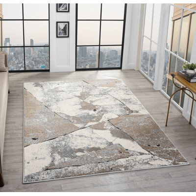 Tapis à motif géométrique abstrait Arneson Collection