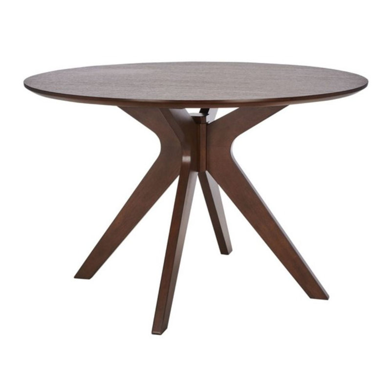 Round Dining Table, Walnut