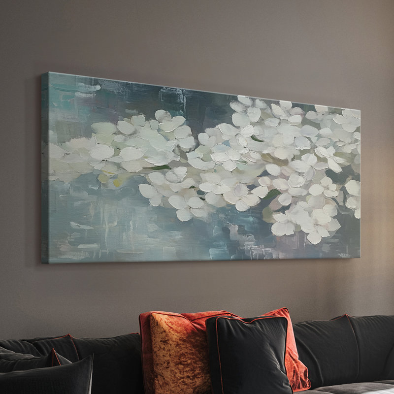 Botanical Series-CCLII- Toile tendue avec châssis - Prêt à accrocher, H 24 po x l 48 po