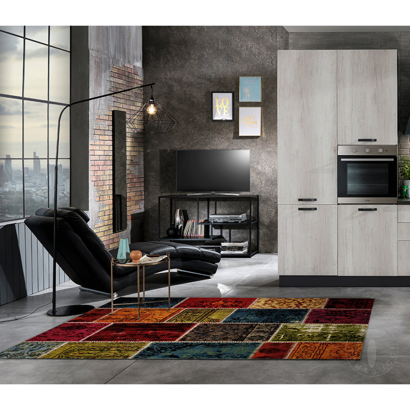 190cm W x 140cm L Level Loop Loose Lay Polypropylene Carpet Tile