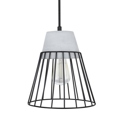 Regner 1 - Light Black Lantern Pendant