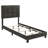 Ajim Upholstered Twin Panel Bed Charcoal-1609290599-1609290594