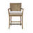 Cane Back Counter Stool