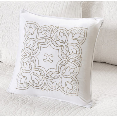 6 Piece Reversible Daybed Ensemble - Scalloped Edge White, For A Comfortable Evening, Twin Mattress, Includes Cover, , Shams, Decorative Pillow White Superior Comfort, Size
