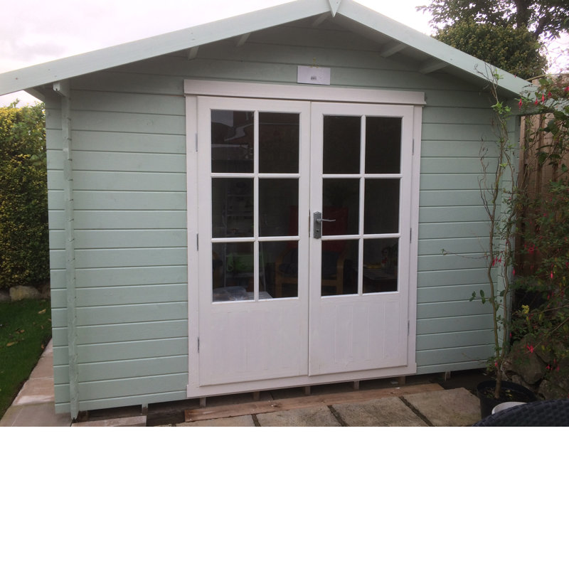9 x 9 Ft. Barnsdale Log Cabin, Yes