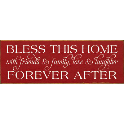 Que cette maison soit bÃ©nie par la prÃ©sence de nos amis et de notre famille, par l'amour et les rires, pour toujours