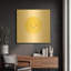 «Sunny Smile Days» par Ann Kelle, art mural en métal doré, 36 po x 36 po-133651504