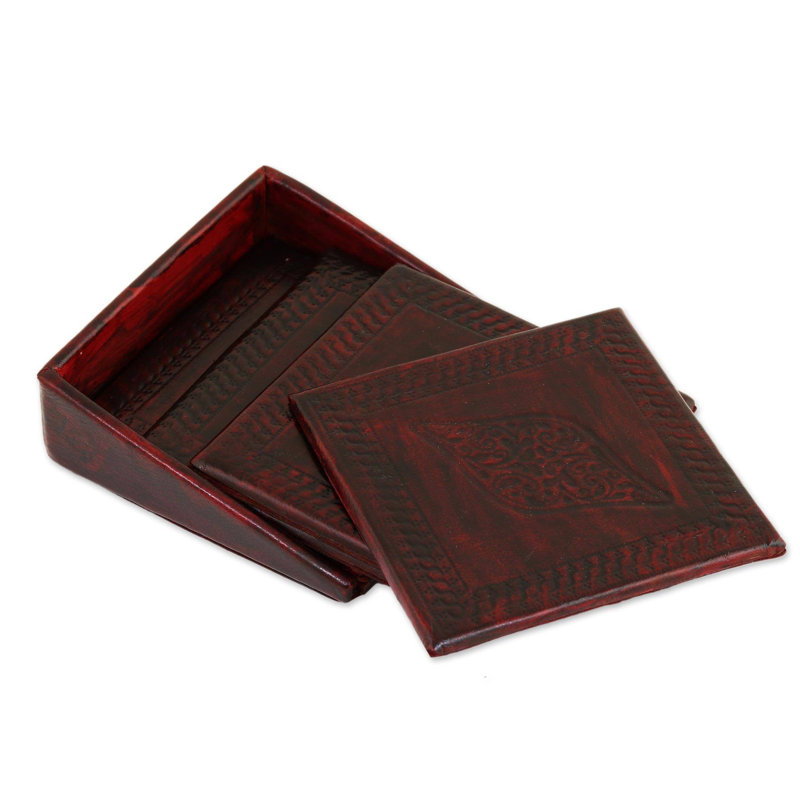 Ensemble de sous-verres 5 pièces Leafy Intrigue