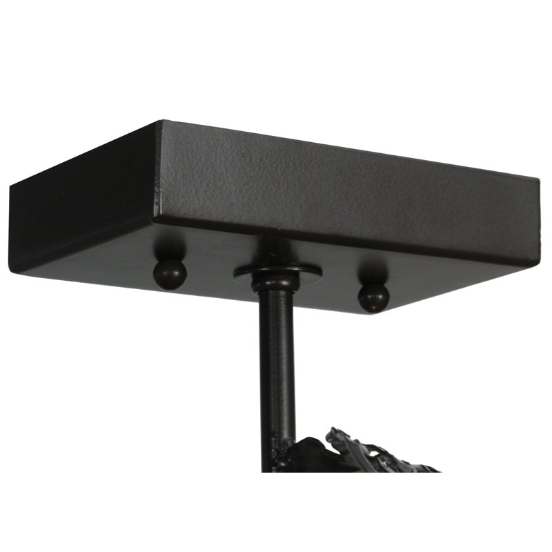 Rustic Lodge 1 - Light Semi Flush Mount