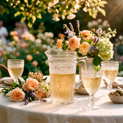 Argon Tableware Amore Ribbed Wine Glasses