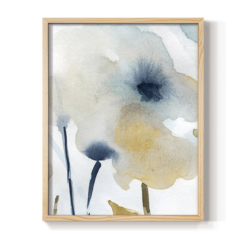 Blooming Wash I, reproduction encadrée - bois massif, H 15 po x l 12 po