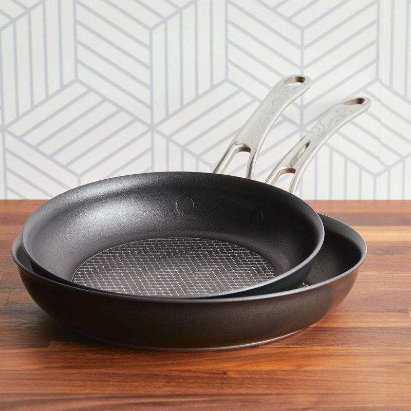 Anolon X Hybrid Nonstick Induction Frying Pans / Skillet Set - 2 Piece