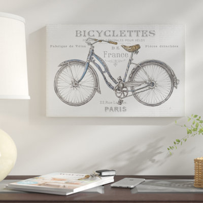 Bicyclettes II par Daphne Brissonnet - impression sans cadre