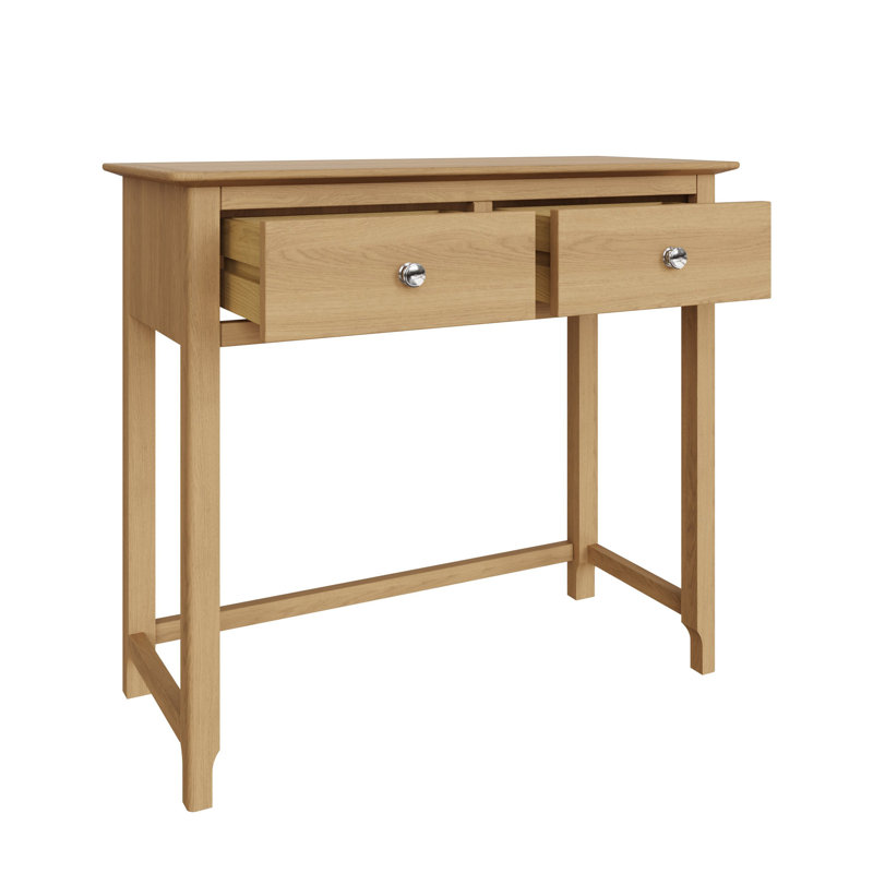 Casiano 2 Drawer Dressing Table, Natural Oak
