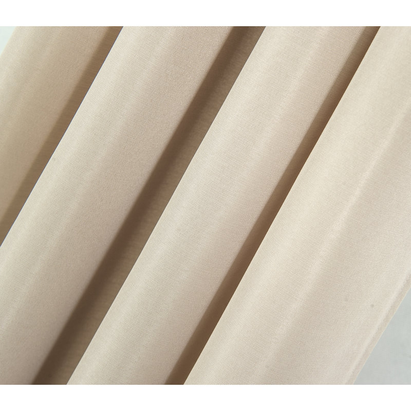 Gilbert Semi Sheer Curtain Single Panel, Taupe