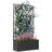 Metal Raised Garden Bed with Trellis for Climbing Plants, Freestanding or Wall Mounted Flower Bed with Privacy Panel, Outdoor Planter Box for Garden, Patio, Balcony