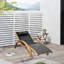 Chaise longue rembourrée Nelba