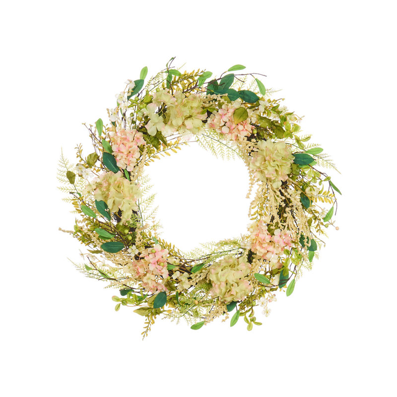 Faux Mistletoe 80cm Wreath
