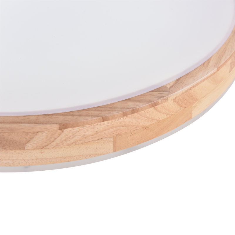 Daedalus 1-Light 50cm Contemporary Dimmable Round LED Flush Mount Lamp, 5" H x 50" W x 50" D