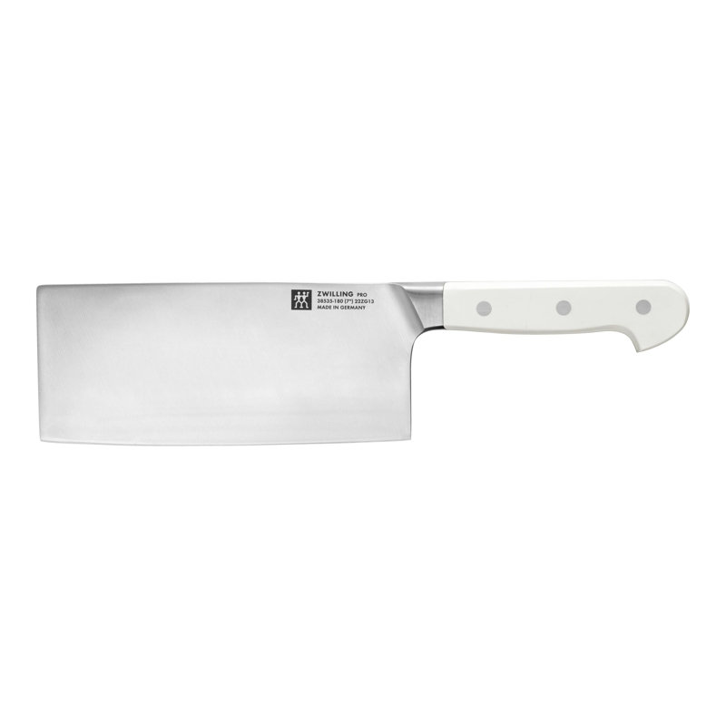 ZWILLING Pro le blanc 7 pouces, couteau de chef chinois, blanc