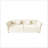 Queen Pull Out Sofa Bed, Convertible Sleeper Sofa With Handmade Fabric Flower Tufted Design, Multi-Functional Velvet Loveseat For Living Room And Bedroom-1160358410