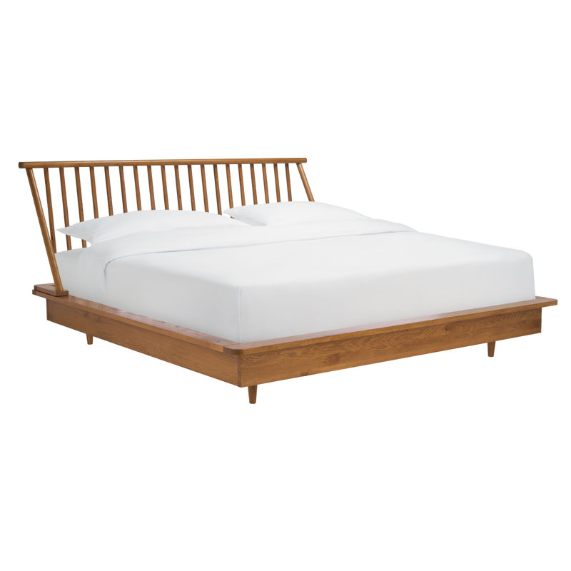 Lit standard en bois massif Thalia, Très grand