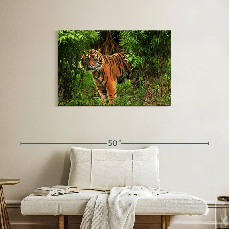 Brampt Jungle Bengal Tiger, 24" H x 36" W