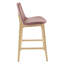 Amar Bar Stool In Fabric And Natural Ash Base - Set Of 1-952836601