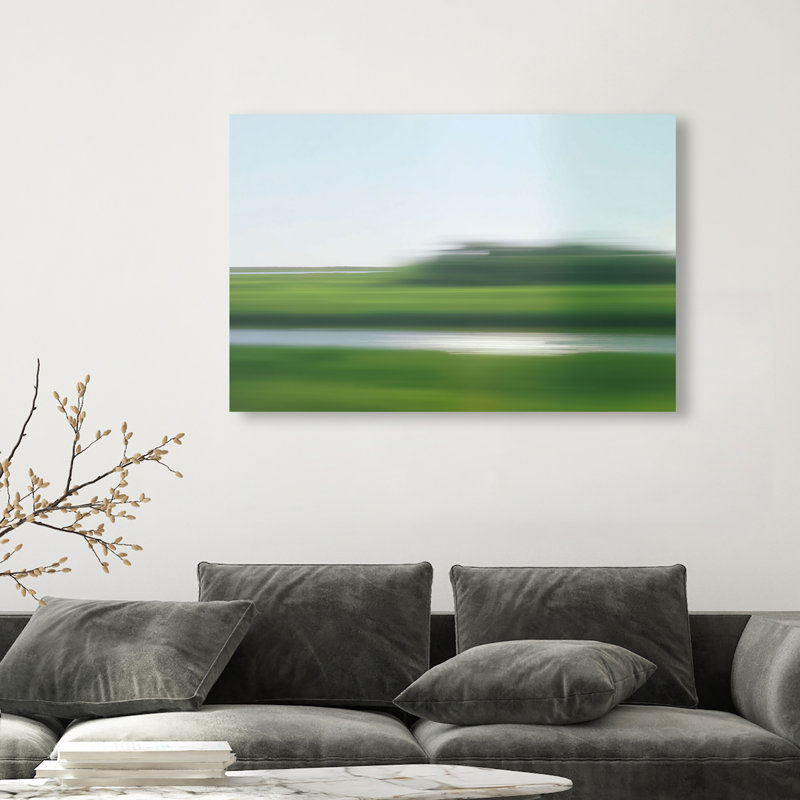 Velocity Meadow II Print by Oliver Gal, 10"H x 15"W, Gallery Wrapped