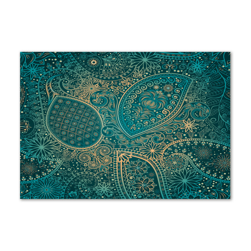 Ornaments Background - Wrapped Canvas Print
