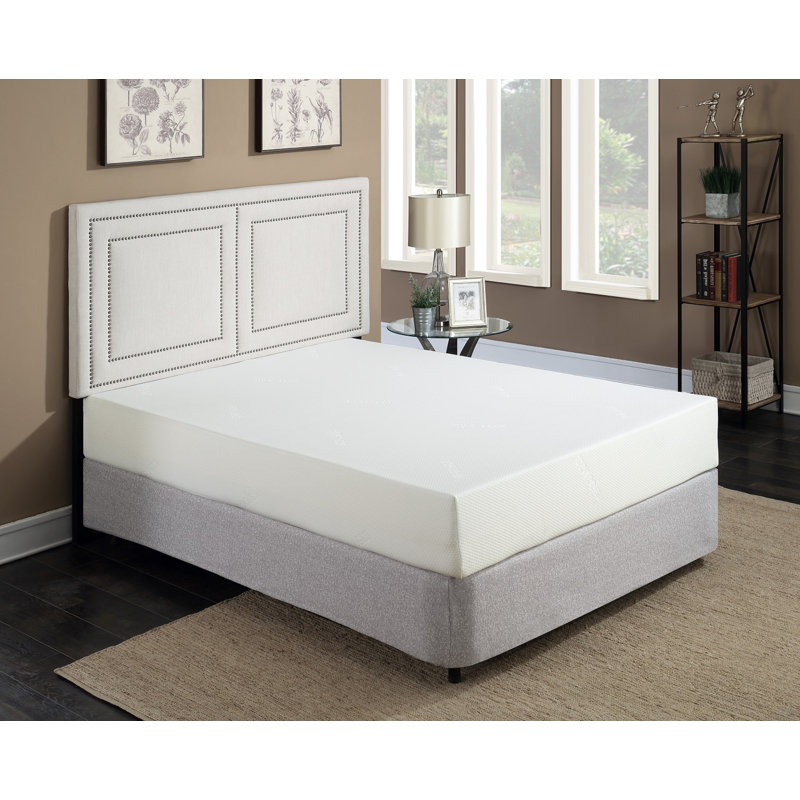 10 po Matelas en mousse viscoélastique gélifiée moelleux, technologie de refroidissement, matelas de lit à soulagement de pression dans une boîte