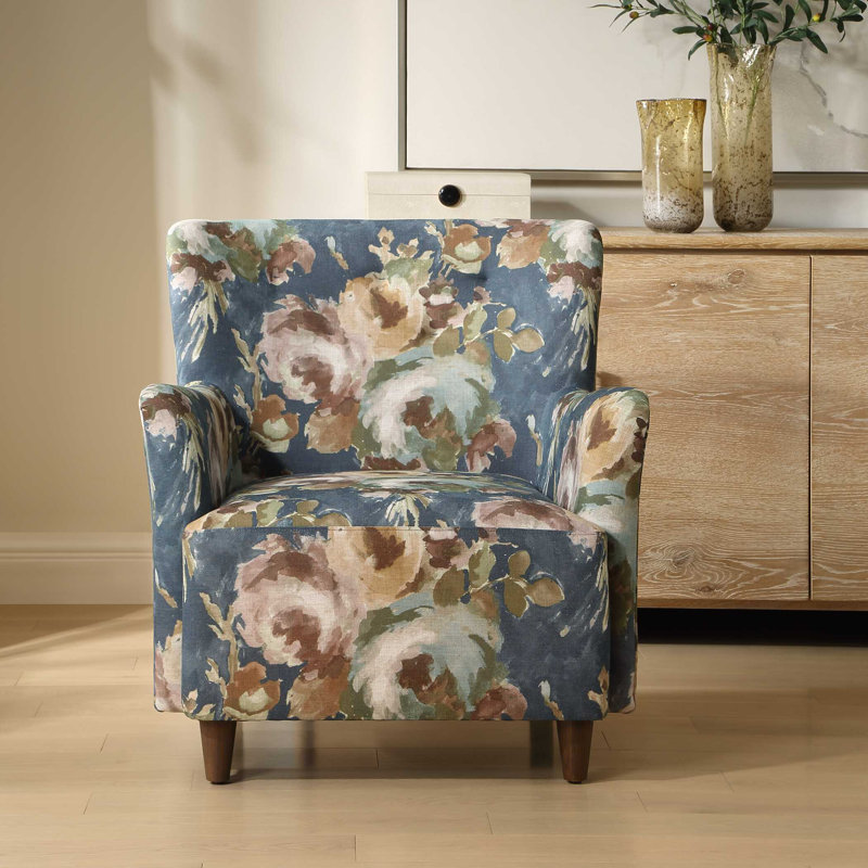 Uttermost Lainey Floral Upholstered Armchair