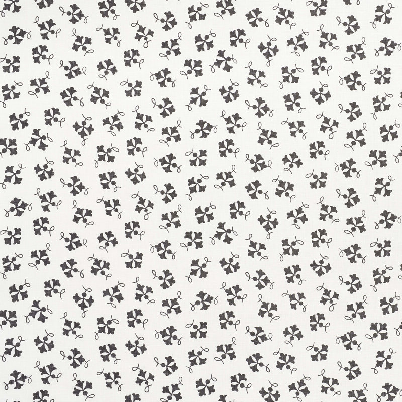 Tissu en lin Schumacher x Celerie Kemble, Basalte